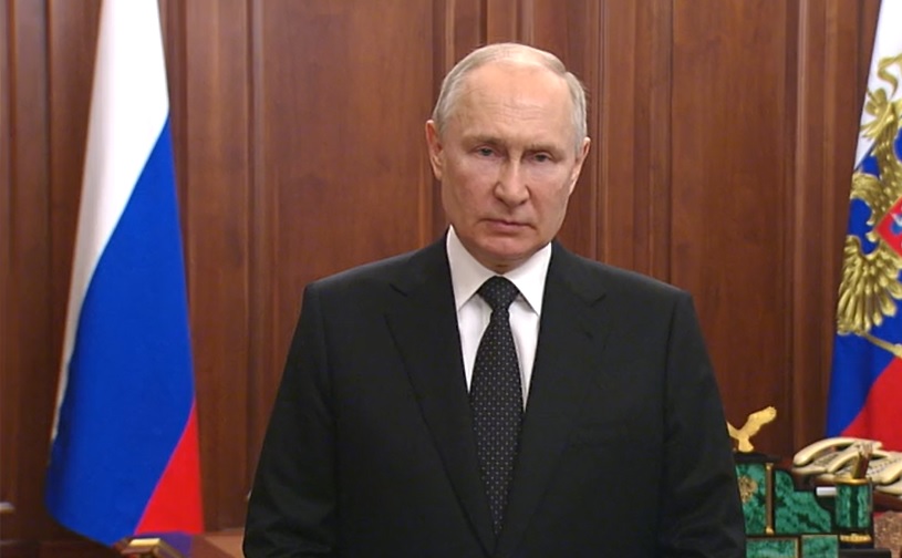 Обращение В.В. Путина к гражданам России в связи с началом мятежа