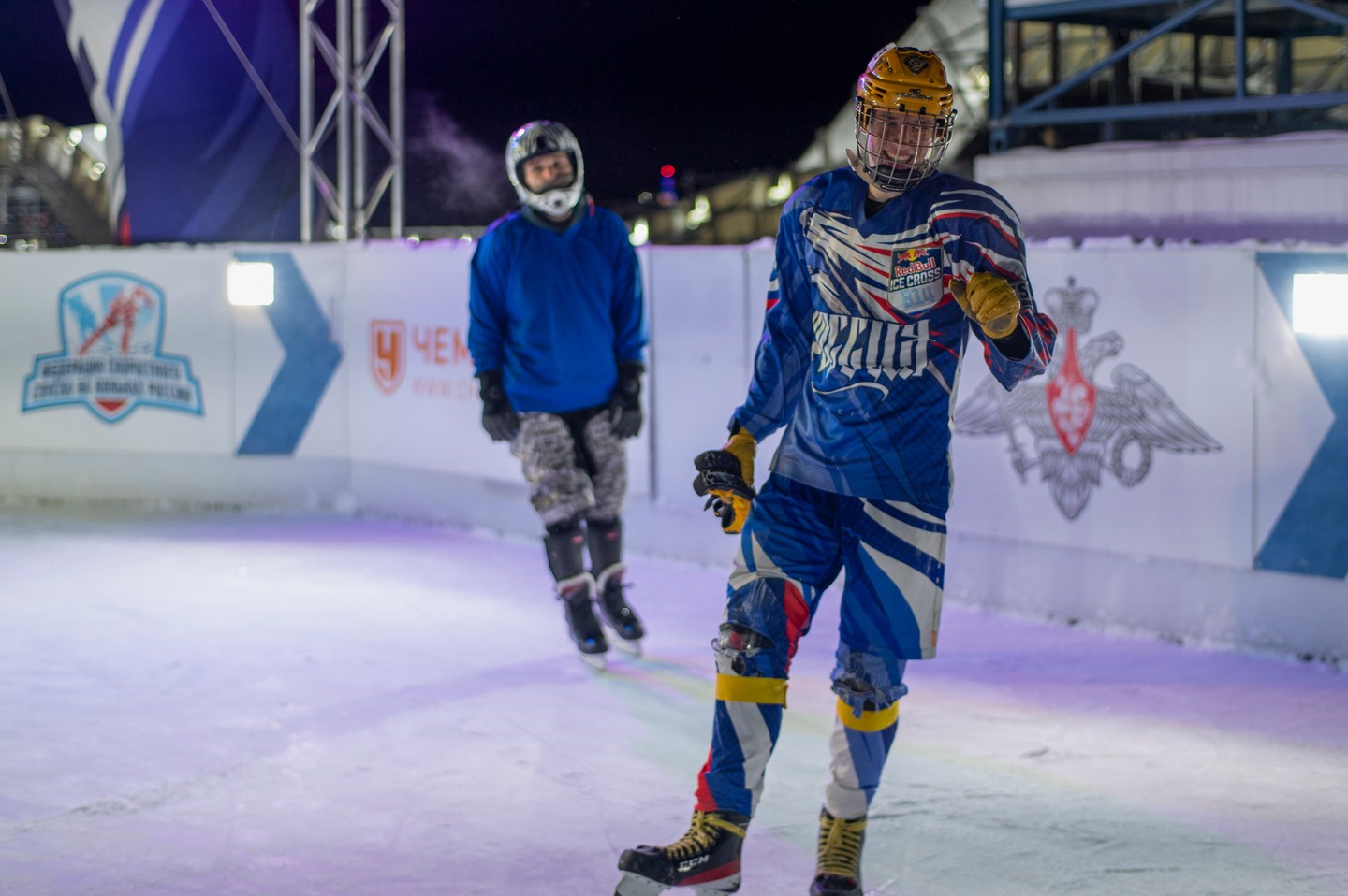 Турнир по скоростному спуску на коньках на Кубок парка Патриот