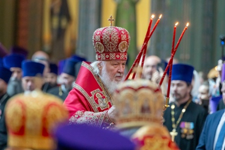 В Главном храме Вооруженных Сил Российской Федерации прошло Патриаршее богослужение