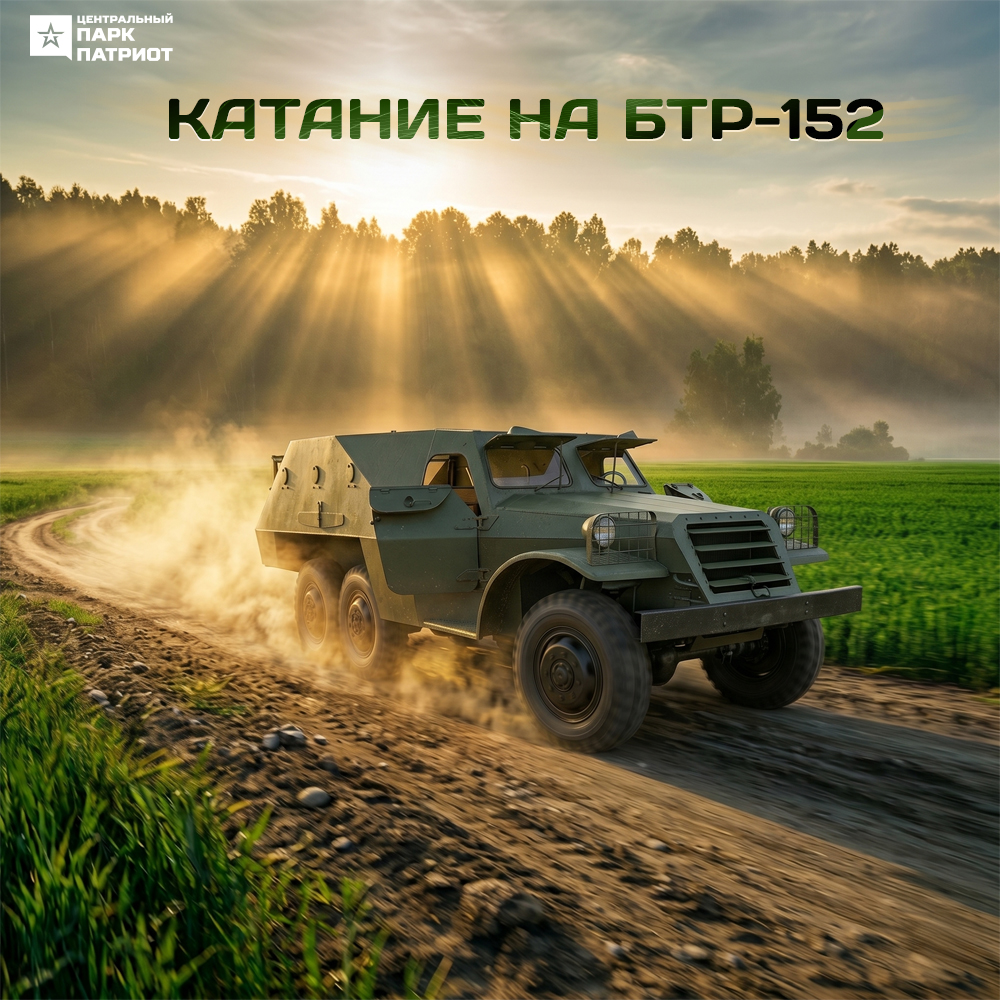 Катание на БТР-152