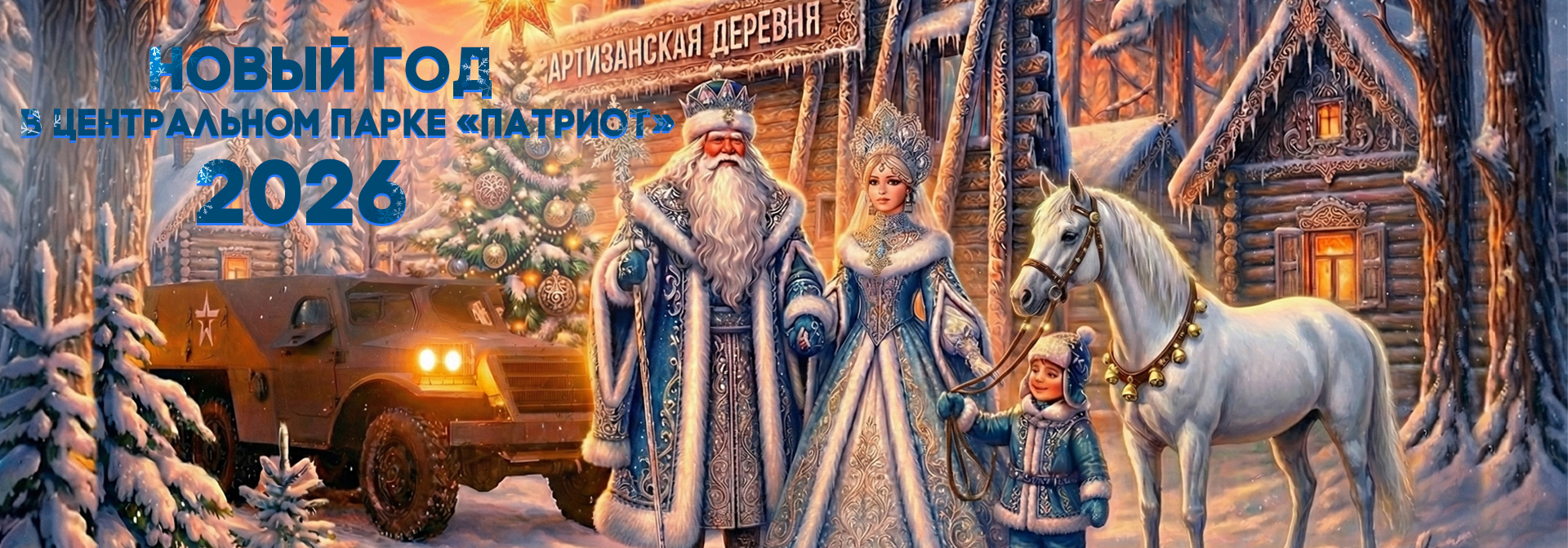 Новый год 2026 в парке «Патриот»!