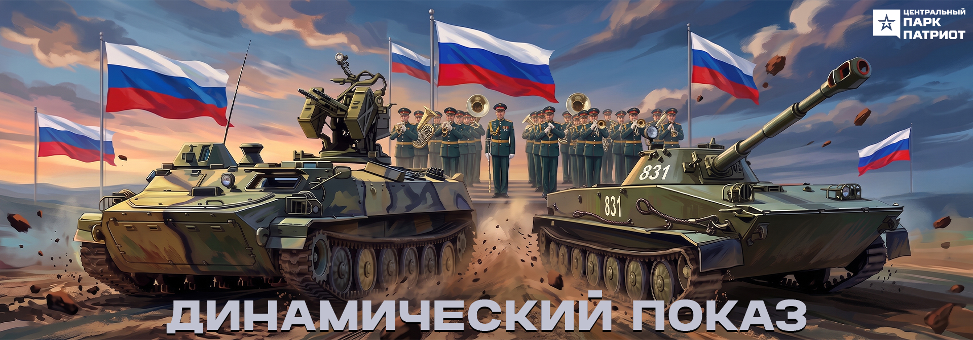 Динамический показ техники