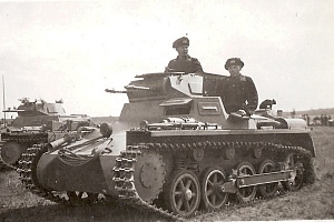 Легкий танк Pz Kpfw. I на полигоне, Иошкина