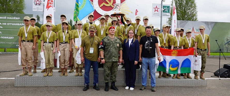 Юнармейцы демонстрируют мастерство и командный дух