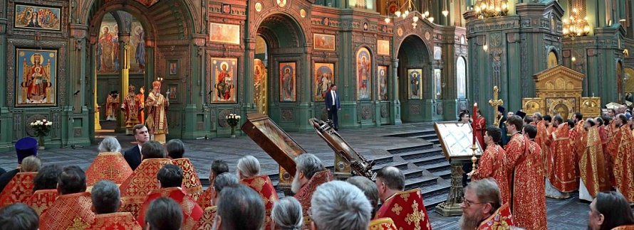 В Главном храме ВС РФ состоялась Божественная литургия 