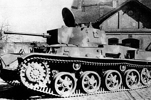 Опытный образец венгерского лёгкого танка 38.M «Толди IIA», усиленное бронирование и 40-мм пушка 42.M