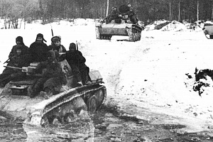 Legkie-tanki-T_60-s-desantom-na-marshe.-1942g.