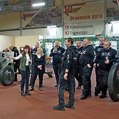 "Мотоциклисты Словакии" посетили парк "Патриот"