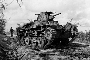 YAponskiy-tank-Tip95-KHa_Go_-podbityy-soyuznikami-na-ostrove-Tinian.