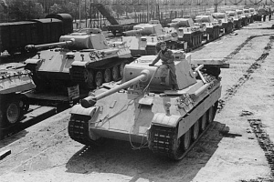 Танки «Пантера» Ausf. D, 1943 год.