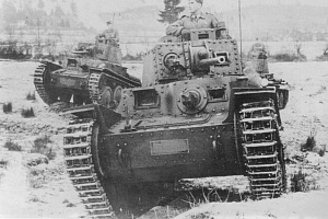 Легкие танки Pz.38 из состава Словацкой экспедиционной армии.