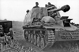«Wespe» из состава 2-й танковой дивизии вермахта в районе Орла. Операция «Цитадель»