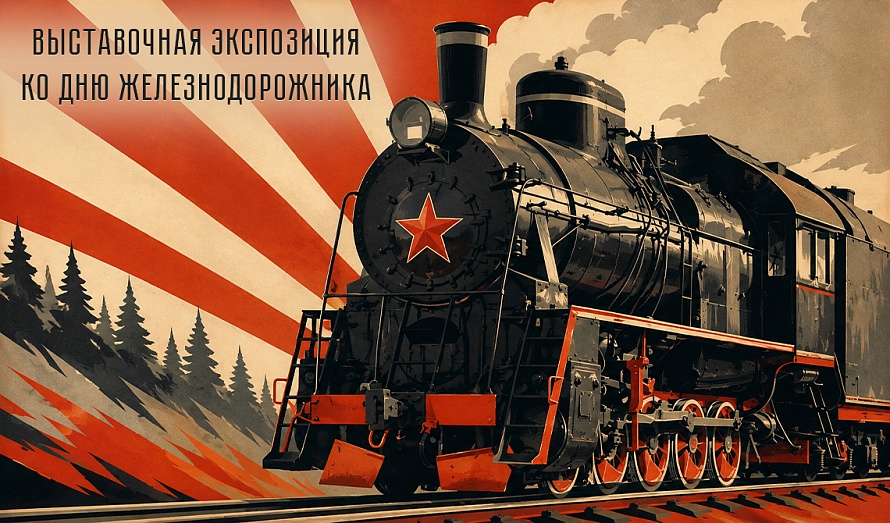 Выставка ко Дню железнодорожника
