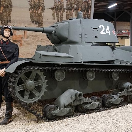 Легкий пехотный танк Т-26 (однобашенный)