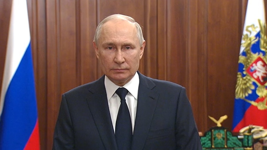 Обращение В.В. Путина к гражданам России в связи с завершением мятежа