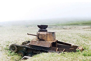 Японский танк Шинхото ЧиХа полковника Икеды. остров Шум Шу.2014.