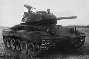 Американский легкий танк М24. Кубинка, НИБТ Полигон, апрель 1945г.