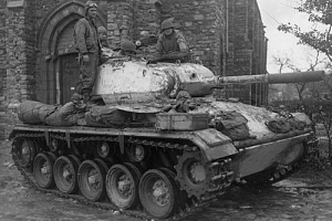 Легкий танк M24 M24 «Chaffee», Германия, весна 1945 года